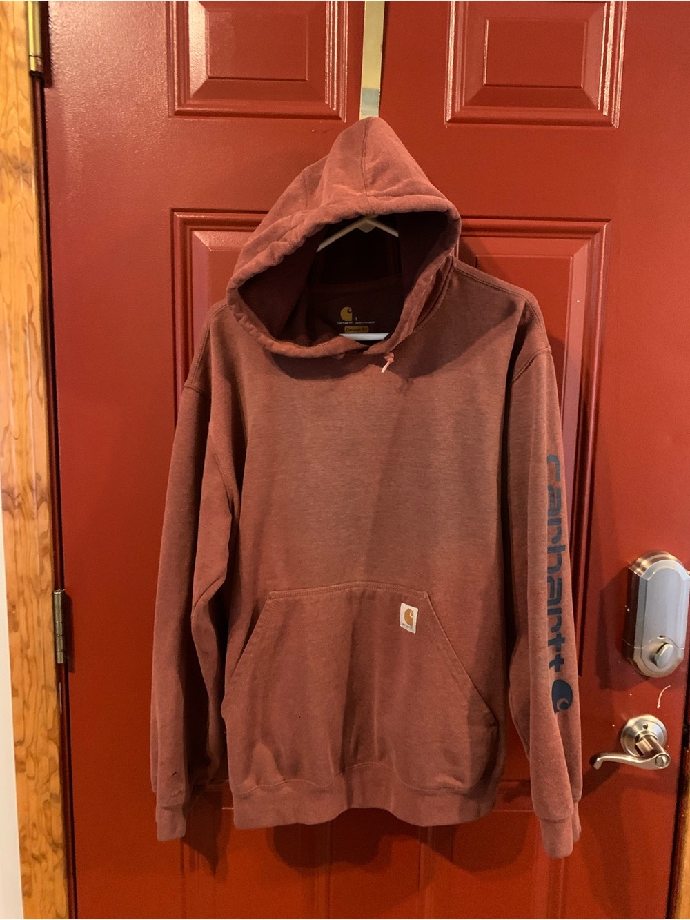 Carhartt Men's Hooded Sweatshirt in Mauve